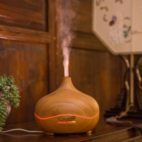 New 300ML Environmental Protection Material Aroma Humidifier Ultrasonic Aromatherapy Essential Oil Diffuser EU/US/UK Plug