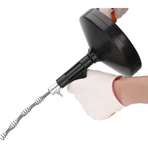 4 meters Practical Bendable Sewer Cleaner Hand Stainless Steel Wire Streak Dredge Pipe Cleaning Hair Tools Anti-clogging