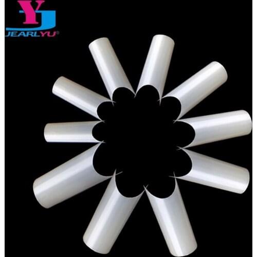 500pcs/bag Nature False Nail Art Tips C-shape French Nail Tips Acrylic Curve Plastic Nail 10 Sizes Professional Fake Nails Tips