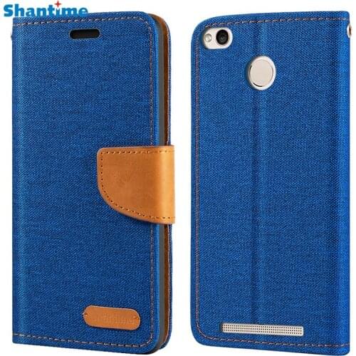 Oxford Leather Wallet Case For Xiaomi Redmi 3S With TPU Soft Back Cover Magnet Flip Case For Xiaomi Redmi 3X