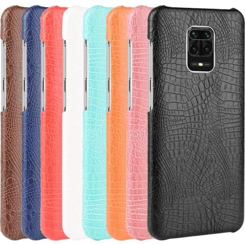 For Xiaomi Redmi note 9S 9 S Case Crocodile pattern Phone Cases For Xiaomi Redmi note 9 Pro Max PU Leather hard Cover