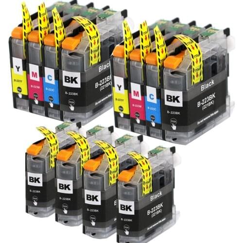 BLOOM LC223 Compatible ink cartridge with chip for Brother MFC- J4420DW J4620DW J4625DW J5320DW J5620DW J5625DW J5720DW Printer