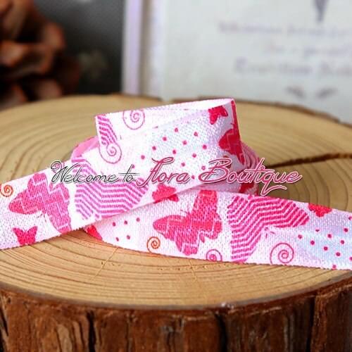 FLRA ElasticButterfly fold over elastic hair tie