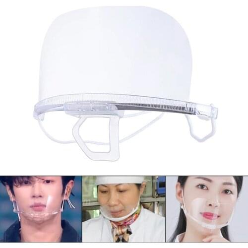 Hygiene Safety Face Shield Anti-Fog Anti-Splash Restaurant Catering Food Hotel Food Plastic Protective Masks For Chef Waiter