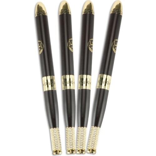 Hige Quality Manual tattoo pen permanent makeup Microblading pen with 2pcs 12pin needle blade for eyebrow free shipping