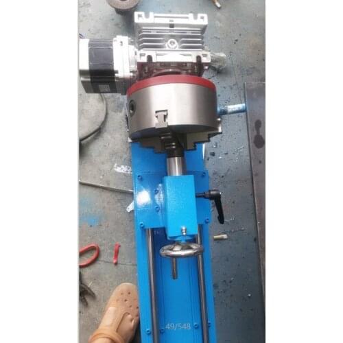 Custom made engraving machine rotary axis A axis rotation 4chuck 200MM diameter take 86 motor 3nm