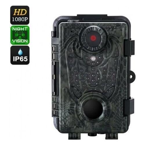 12MP Wildlife Infrared Hunting Game Trail Camera with 940nm Invisiable No Glow LEDs 32GB SD Card for Night Vision Observation