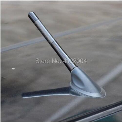Delicate Black Fiber Carbon Short Antenna Radio Car Aerial Antenna For Chery Tiggo Lifan X60 X50 Solano 320 520 620