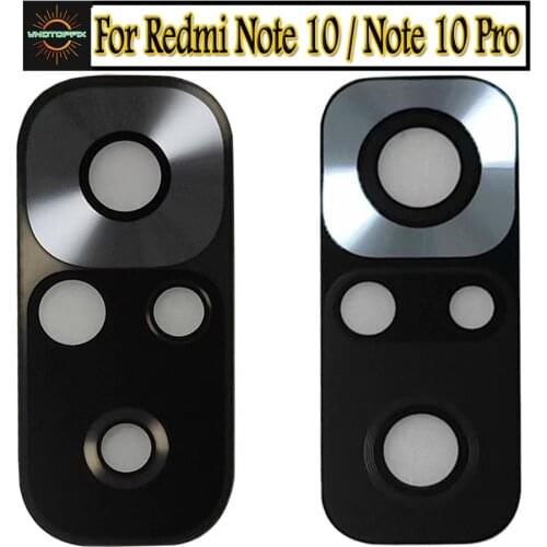 Original For Xiaomi Redmi Note 10 Pro Rear Camera Lens Back Main Camera Glass Cover For Xiaomi Redmi Note 10 Camera Lens Replace