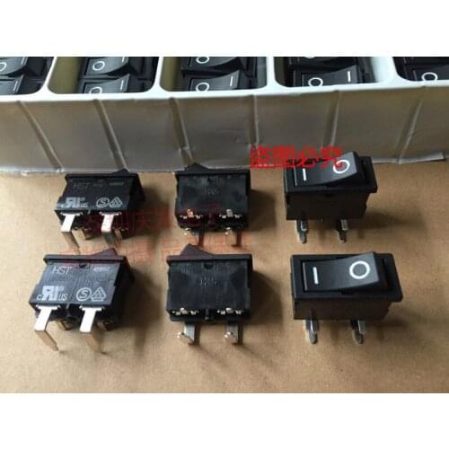 Original new 100% RS1 rocker switch 4pin 2gear bend foot warping power switch 13*29 15A 250V