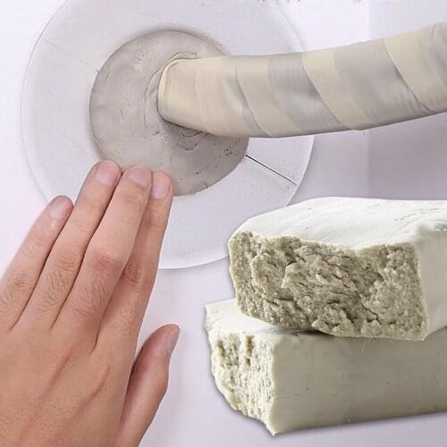 Air conditioning hole sealing mortar mending hole household sewer toilet waterproof rat proof sealing mud blocking wall hole