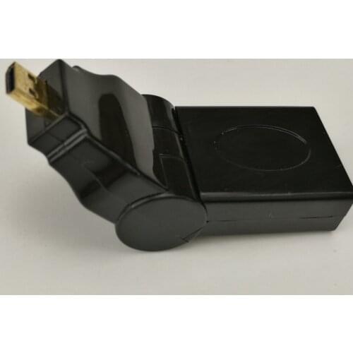 Micro HDMI Male To HDMI Female 90 180 Degrees Can Be Adjusted Rotating Swivel Right Angled Adapter 30pcs/lot