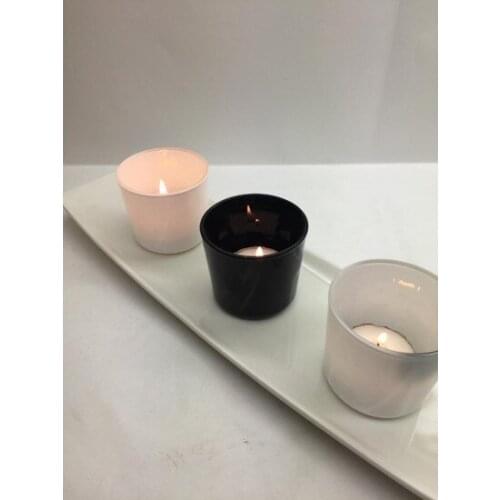 Pasabahce 53143 candle Holder Opaque Black 2gang candle and candlestick свеча и подсвечник vela y candelero