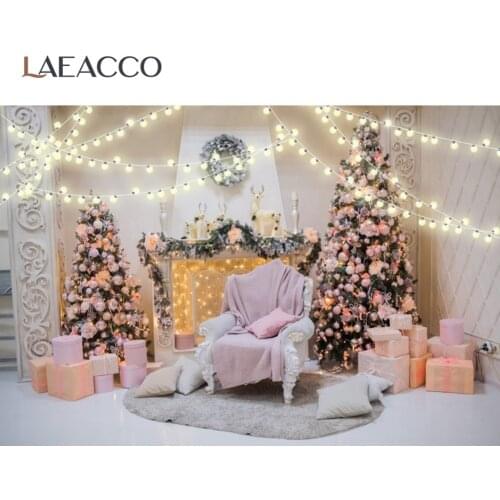 Christmas Backgrounds For Photography Chic Wall Royal Party Decor Tree Gift Bulb Carpet Child Inteiror Photo Backdrop Photocall
