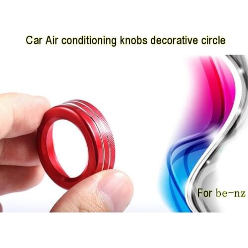 Car Air conditioning knobs decorative circle for M-ercedes-Be-nz A B C E CLA GLA GLE class competitive price