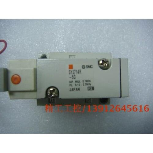 [SA] Positive! SMC original 99 new solenoid valve SYJ714R-5G with base spot shot