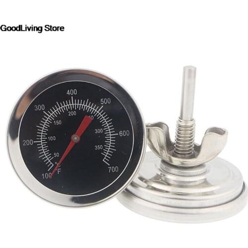 1pc Stainless Steel Oven Thermometers Temperature Gauge 100-700 Degrees Fahrenheit BBQ Gage 30-350 Degrees Celsius Cook Tool