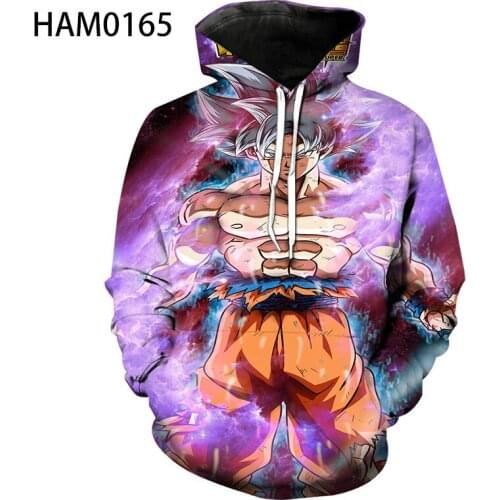 2021 7 dragon bead Hoodie spring summer Sweatshirt boys and girls 3D animation home print casual fashion cartoon characters
