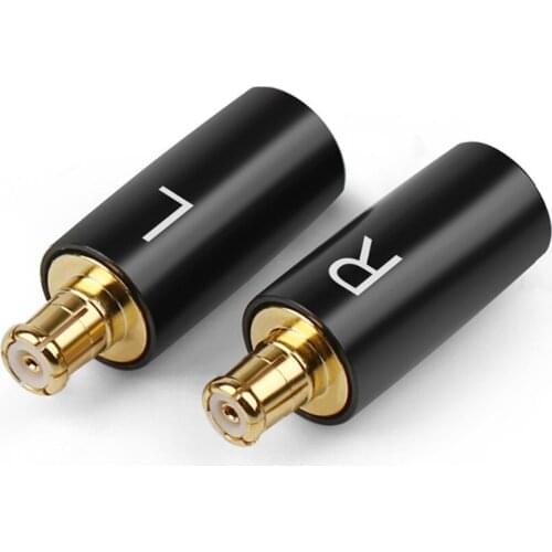 5pair A2DC Earphone Pin Jack Audio Connector For CKS1100 LS400 E50 E70 Hifi Headphone Jack Copper Gold Plated Adapter DIY