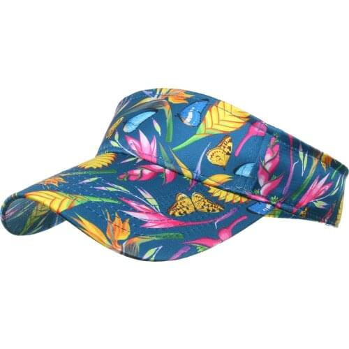 New Summer Beach Sun Hat Fashion Women Men Flowers Print Baseball Cap Adjustable Breathable Visor Hats Gorras Mujer 2021 A30