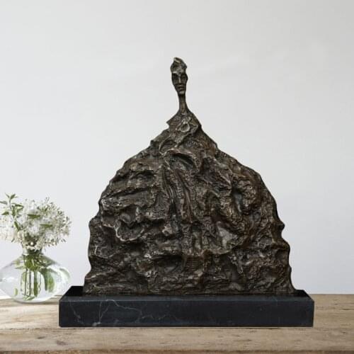 Home and livingroom and office decoration accessories artist Giacometti Bronze statue sculpture decortive sculpture statue