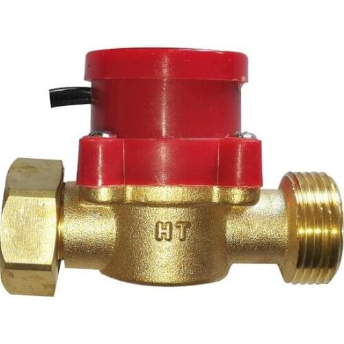 G3/4 DC250V 70W External Teeth Reed Spring Type brass Flow Switch Water Heater Induction