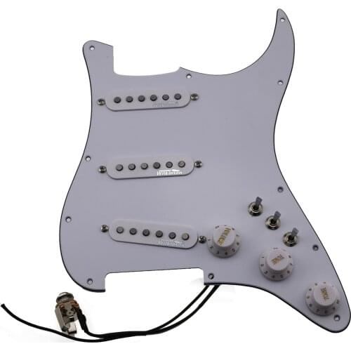 Wilkinson SSS Ainico 5 Single coil Pickups Multifunction loaded Prewired Pickguard Set For Strat guitar electric guitar parts