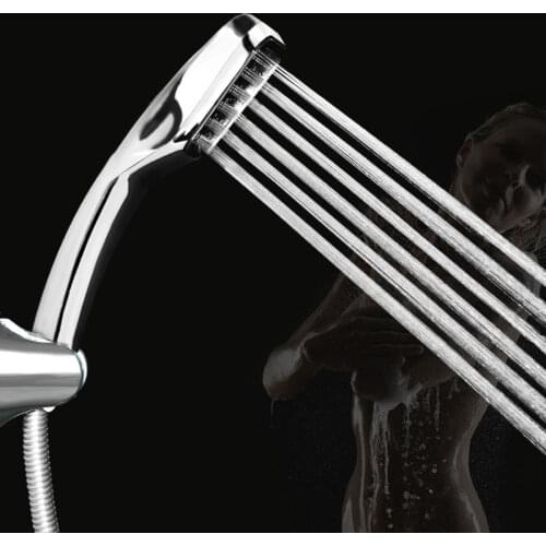 Shower Head Square High Pressure 300 Holes Rainfall Shower Head Set ABS with Chrome Plated Bathroom Filtered Spray Nozzle