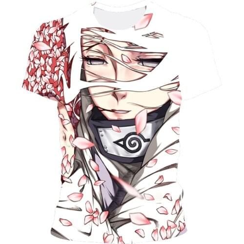 The latest novelty Harajuku anime summer mens short-sleeved polyester trendy fun fashion avant-garde street 3D printing T-shirt