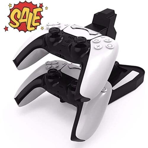 P502A Dropshipping Ps5 Accessories Dual Docking Station Remote Controller Charger Ps5 Charging Dock