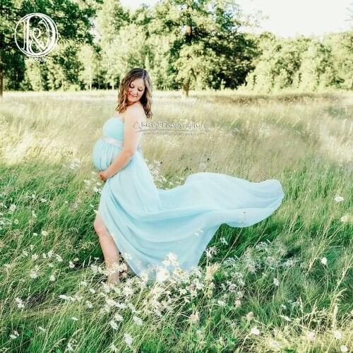 Clearance! Maternity photography Props Maxi Pregnancy Clothes Chiffon Maternity Dress Shooting Photo Pregnant Pregnancy Dresses