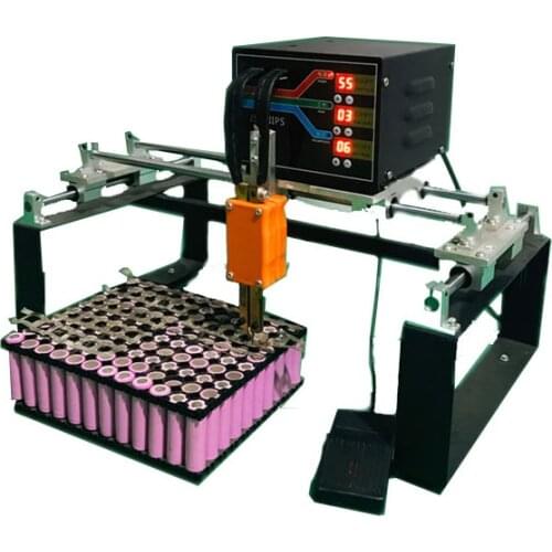 Manual Lithium Battery Spot Welding Machine JSD-IIPS Large Battery Pack Welder Machine Digital Tube Display Foot Switch 110/220V