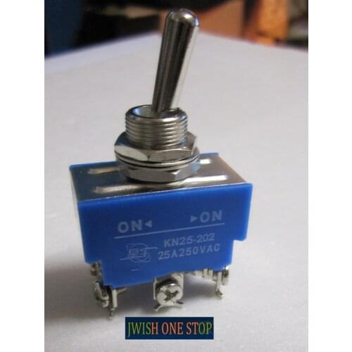 25A large current toggle switch toggle switch 2nd foot 6 KN25-202