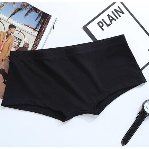 Men Underwear Boxer Cueca Male Panties Mens Sexy Shorts Mens Solid Soft Underpants Knickers Shorts Men Trunks