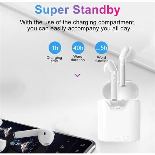 H17t Bluetooth Earphone Tws Wireless Earbuds Bluetooth Headset 5.0 Hi-fi Sound True Wireless Stereo Earphone With Charging Case