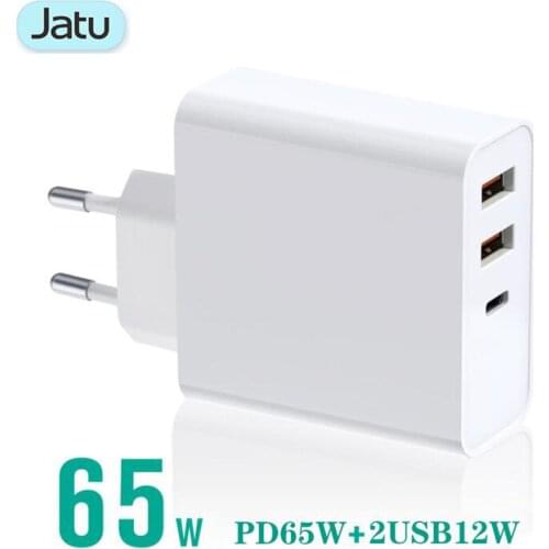65W TYPE-C USB-C Power Adapter,PD/QC3.0 TYPE-C Port Charger For USB-C Laptops/MacBook /iPad/iPhone/Samsung Galaxy