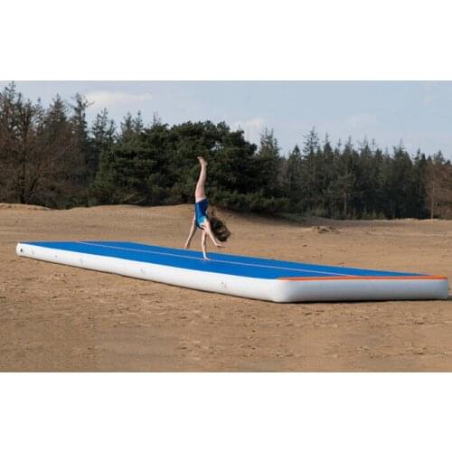 High Quality Inflatable Taekwondo Air Training Mat 10M Big Size Gymnastics Airtrack With Free Pump DWF Bouncing Mattress Floor