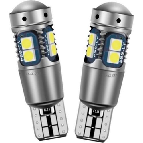 1PCS High Quality T10 W5W Super Bright 3030 LED Car Interior Reading Dome Light Marker Lamp 168 194 LED Auto Wedge Parking Bulbs