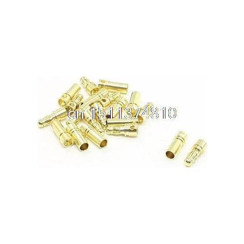 10 Pairs RC Model Battery Male Female Banana Bullet Connector Plug 3.5mm