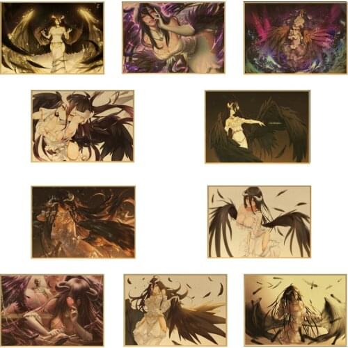 10 PCS Japanese classic anime Yaerbede poster kraft paper print poster home decoration art wall sticker