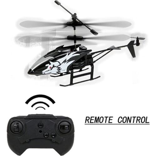 2 Channel Mini USB RC Helicopter Remote Control Aircraft Drone Model with Light for Kids Adults Toys Gifts