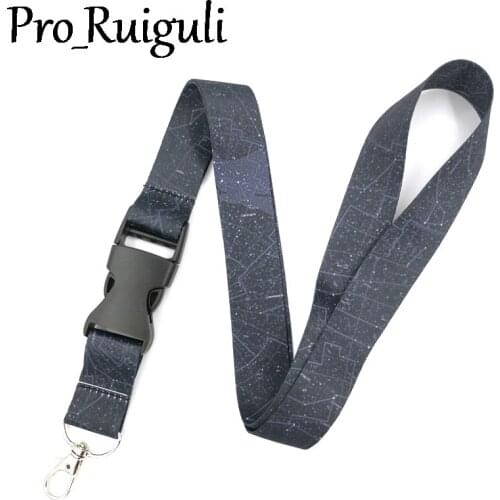 30pcs GPS Network lines Pattern Lanyards Cool Neck Strap webbings ribbons Phone Keys ID Card Holder Lanyard For Keys DIY Hang