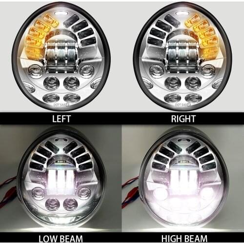 Accessories For V-ROD Motorcycle LED HEADLIGHT Aluminum Black Headlight For V Rod VROD VRSCA Headlight VRSC