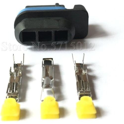 3 Hole Car Headlight Regulator Plug Turn Signal Light Socket Fog Light Connector For Nissan