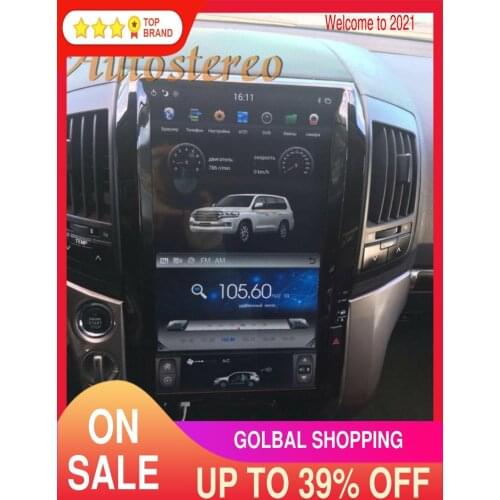 Android 9.0 64+4GB 16 inch Tesla style Car GPS Navigation For TOYOTA LAND CRUISER LC200 2008-15 Radio Headunit Multimedia Player
