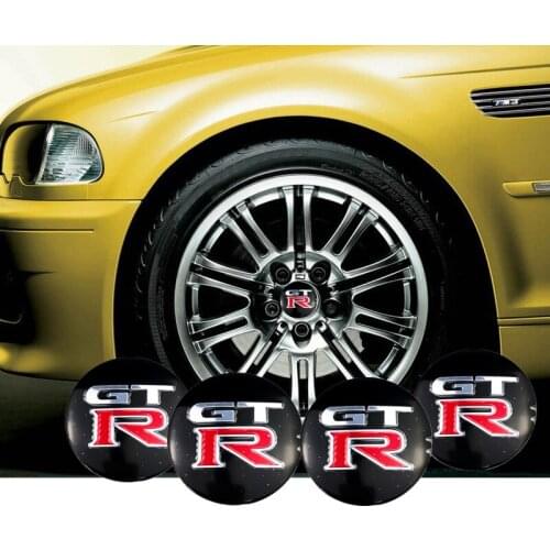 Auto-styling Decoration GTS Logo Car Wheel Center Hub Caps Stickers for Nissan X-Trail Xterra Qashqai Tiida Almera Juke J10 J11