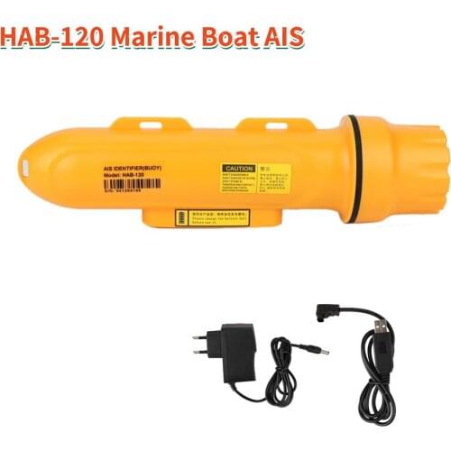HAB-120 Marine Boat AIS Fishing Net Tracking Buoy/ Locator Fishing Beacon EU Plug 100-240V GPS Accessories IPX7 Waterproof