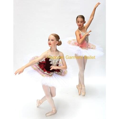 Customization Ballerina Stage Costume kids Esmeralda Ballet Tutu Dresses Figure Performance