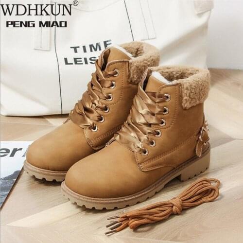 Classic Womens Boots In The Tube with Snow Boots 43 Yards Plus Velvet Warm Womens Boots Martin Boots Liu Ding Womens Shoes