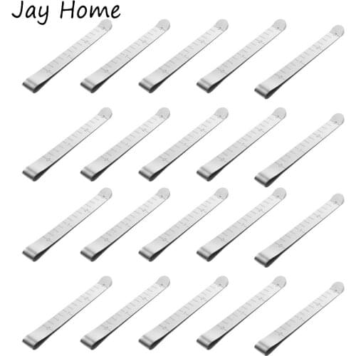 5/2pcs Stainless Steel Hemming Clips Sewing Clip 3 Inches Sewing Measurement Ruler for Sewing Project Quilting Supplies